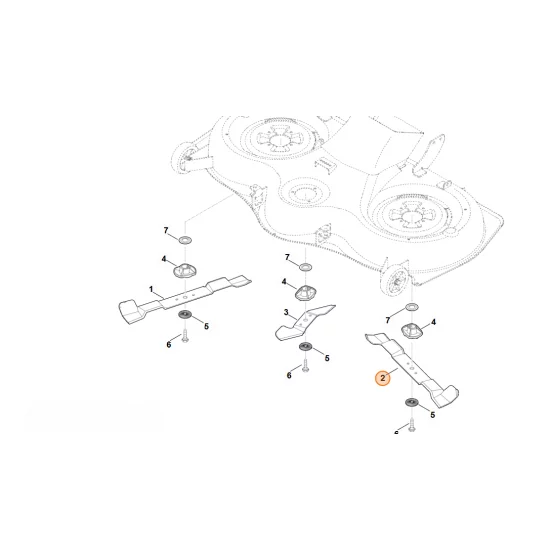 Stihl  Nóż lewy 6170 702 0120
